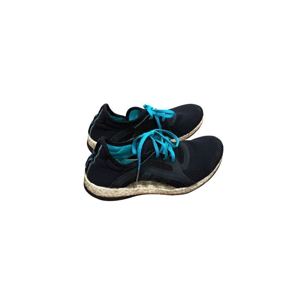 adidas Women Running Shoes US 6.5 Mesh Black Green